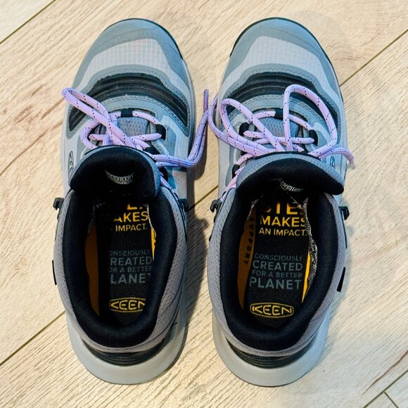 KEEN Women's Size 7 Tempo Flex Waterproof Hiking Boots, Lavender, Like New - Picture 5 of 10